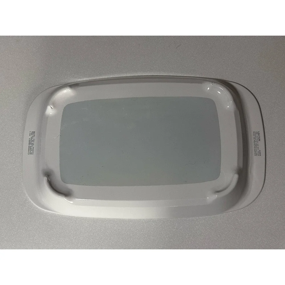 Corning Ware Microwave Browning Grill Rectangle Serving Plate MW-11  White USA